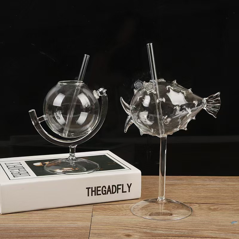 वैयक्तिकृत इंटरनेट सेलिब्रिटी ग्लोब कॉकटेल ग्लास
