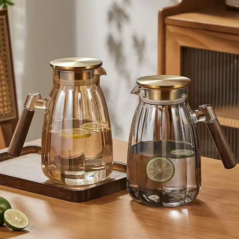 अक्रोड हँडल भोपळा पाणी जग